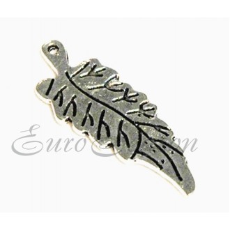 Подвеска мет.№081 10х30мм цв.Silver (цена за 1шт)